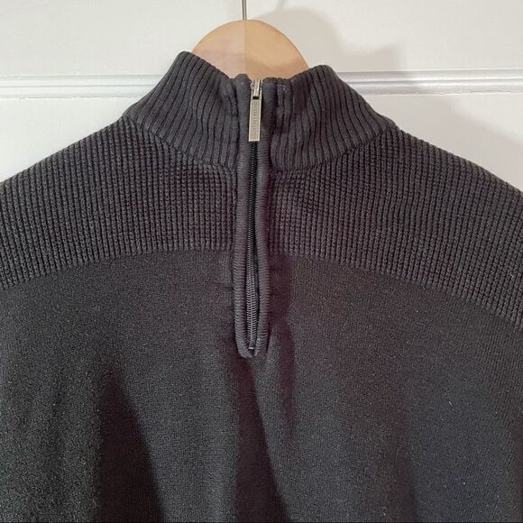 Medium Geoffrey Beene Black quarter zip sweater - Picture 8 of 12